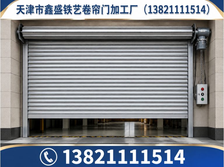 宁河区天津市鑫盛铁艺卷帘门加工厂展示图